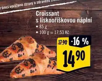 Albert Croissant s lískooříškovou náplní 85 g nabídka