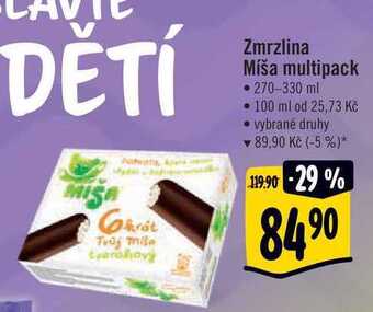 Albert Zmrzlina míša multipack 270-330 ml nabídka