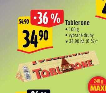 Albert Toblerone • 100 g nabídka