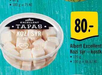 Albert Albert excellent kozí sýr - kostky 120 g nabídka