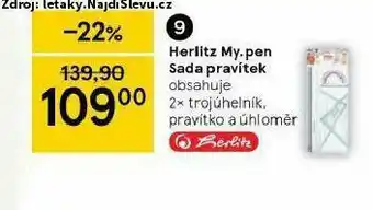 Tesco Herlitz my pen sada poravítek nabídka