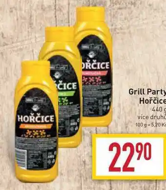 Billa Grill party hořčice 440g nabídka