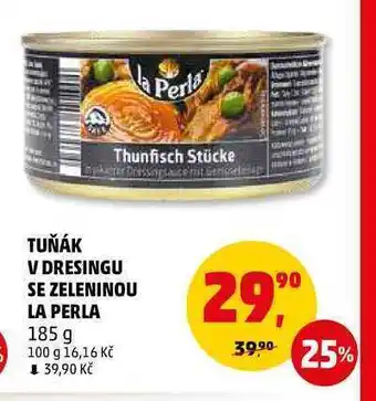 Penny Market Tuňák v dresingu se zeleninou la perla, 185 g nabídka