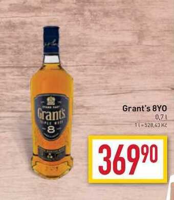 Billa Grant's 8yo 0,7l nabídka