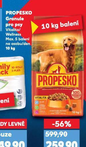 Kaufland Propesko granule pro psy nabídka