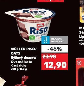 Kaufland Müller riso / oats rýžový dezert / ovesná kaše nabídka
