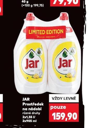 Kaufland Jar prostředek na nádobí nabídka