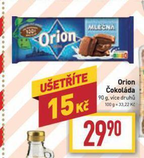 Orion čokoláda
