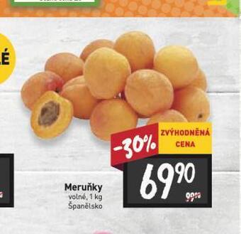 Billa Meruňky nabídka
