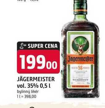 Trefa Jägermeister 0.5l nabídka