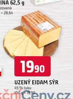 Trefa Uzený eidam sýr 45 % tuku 100 g nabídka