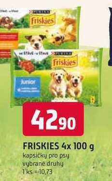 Trefa Friskies 4x 100 g kapsičky pro psy nabídka