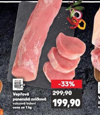 Kaufland Vepřová panenská svíčková nabídka