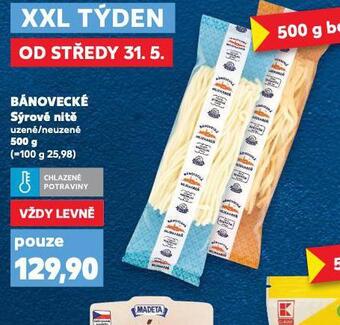 Kaufland Bánovecké sýrové nitě nabídka