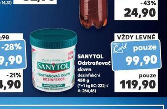 Kaufland Sanytol odstraňovač skvrn nabídka