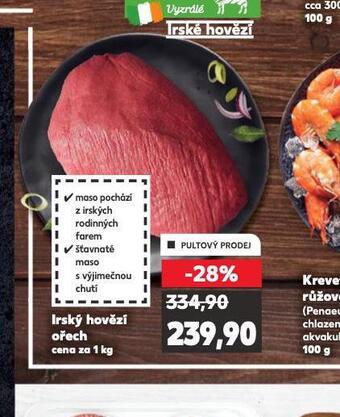 Kaufland Irský hovězí ořech nabídka