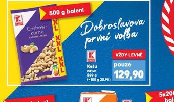 Kaufland Kešu natur nabídka