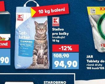Kaufland Stelivo pro kočky hrudkující nabídka