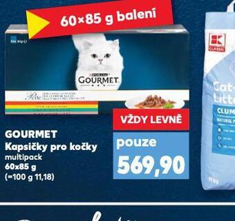 Kaufland Gourmet kapsičky pro kočky nabídka