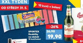 Kaufland Spontex houbičky na nádobí nabídka