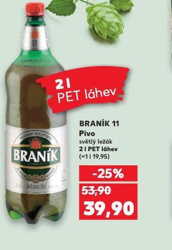 Kaufland Pivo braník 11 nabídka