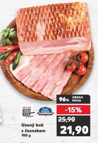 Kaufland Uzený bok s česnekem nabídka