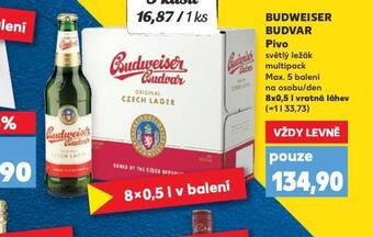 Kaufland Pivo budweiser budvar original nabídka
