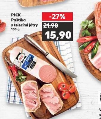 Kaufland Paštika s telecími játry nabídka