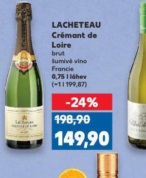 Kaufland Lacheteau crémant de loire nabídka
