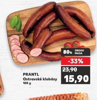 Kaufland Ostravské klobásy nabídka