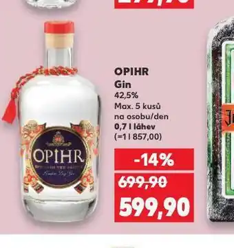 Kaufland Opihr gin nabídka