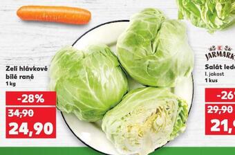 Kaufland Zelí hlávkové bílé rané nabídka