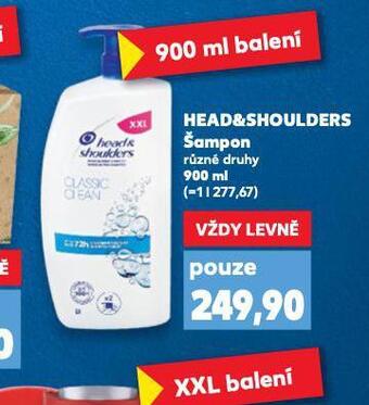 Kaufland Head&shoulders šampon nabídka