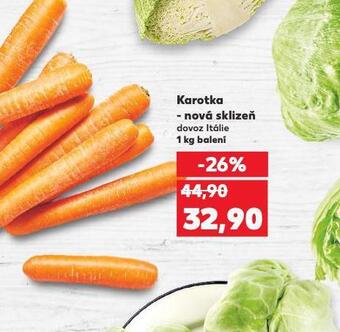 Kaufland Karotka nová sklizeň nabídka