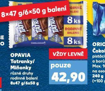 Kaufland Opavia tatranky nabídka