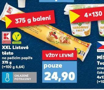 Kaufland Xxl listové těsto nabídka