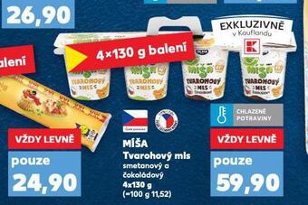 Kaufland Míša tvarohový mls nabídka