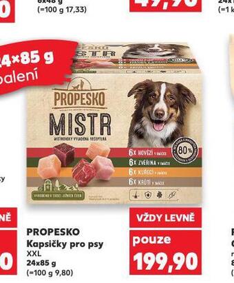 Kaufland Propesko kapsičky pro psy nabídka