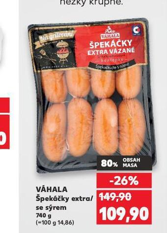 Kaufland Špekáčky extra / se sýrem nabídka