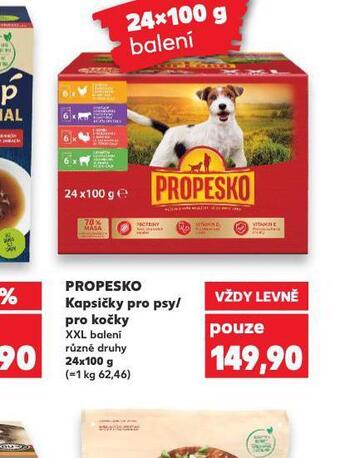 Kaufland Propesko kapsičky pro kočky nabídka