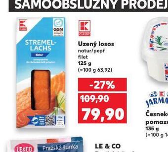Kaufland Uzený losos nabídka