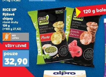 Rice up rýžové chipsy