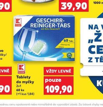 Kaufland Tablety do myčky nabídka