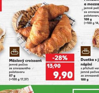 Kaufland Máslový croissant nabídka