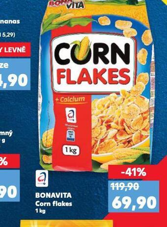 Kaufland Bonavita corn flakes nabídka