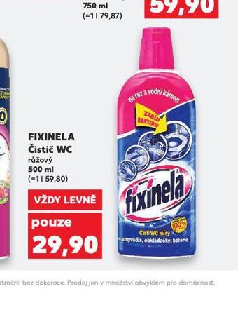 Kaufland Fixinela čistič wc nabídka