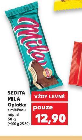 Kaufland Sedita mila oplatka nabídka
