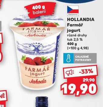 Kaufland Hollandia farmář jogurt nabídka