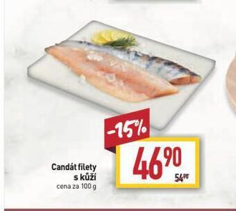 Billa Candát filety s kůží nabídka