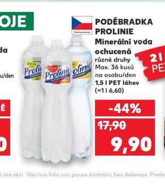 Kaufland Poděbradka prolinie ochucená nabídka